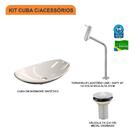 Kit Cuba L45 C/torneira Link 1062 Metal + Válvula 1'' (2,6cm)