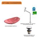 Kit Cuba L45 C/torneira Link 1062 Metal + Válvula Click 1 1/2
