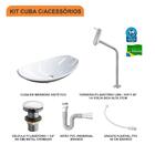 Kit Cuba L45 C/torneira Link 1062 Metal + Válvula Click 1 1/2