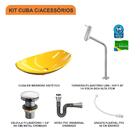 Kit Cuba L45 C/torneira Link 1062 Metal + Válvula Click 1 1/2