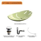 Kit Cuba L45 C/válvula Click 1 1/2'' (4,0cm) + Sifão Cromado