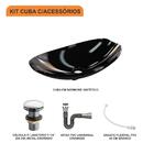 Kit Cuba L45 C/válvula Click 1 1/2'' (4,0cm) + Sifão Cromado