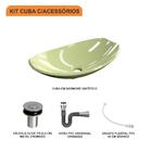 Kit Cuba L45 C/válvula Click 1''b (2,6cm) + Sifão Cromado + F