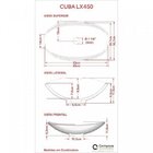 Kit Cuba L45 Com Torneira Link 1062 Metal 1/4 Volta Compace A