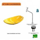Kit Cuba L45 Com Torneira Link 1062 Metal E Válvula Click 1''
