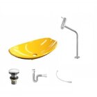 Kit Cuba L45 Com Torneira Link 1062 Metal E Válvula Click 1 1