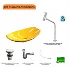 Kit Cuba L45 Com Torneira Link 1062 Metal E Válvula Click 1"g