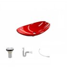 Kit Cuba L45 Com Válvula 1" + Sifão Pvc E Flexível Compace Ve