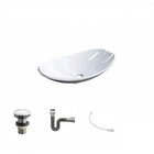 Kit Cuba L45 Com Válvula Click 1 1/2'' + Sifão Cromado E Flex