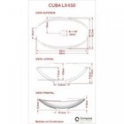 Kit Cuba L45 Com Válvula Click 1 1/2" + Sifão Cromado E Flexí