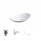 Kit Cuba L45 Com Válvula Click 1 1/2'' + Sifão Pvc E Flexível