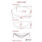 Kit Cuba L45 Com Válvula Click 1''b (2,6cm) + Sifão Pvc + Fle