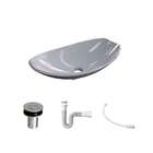 Kit Cuba L45 Com Válvula Click 1''b (2,6cm) + Sifão Pvc + Fle