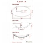 Kit Cuba L45 Com Válvula Click 1"b + Sifão Cromado E Flexível