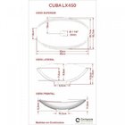 Kit Cuba L45 Com Válvula Click 1"b + Sifão Cromado E Flexível