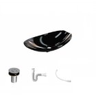 Kit Cuba L45 Com Válvula Click 1"b + Sifão Pvc E Flexível Com