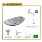 Kit Cuba L45 Torneira Link 1062 Metal Válvula 1 Polegada Sifã
