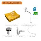 Kit Cuba Ml44 C/torneira Link 1062 Metal + Válvula Click 1''b