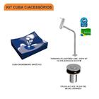 Kit Cuba Ml44 C/torneira Link 1062 Metal + Válvula Click 1''b