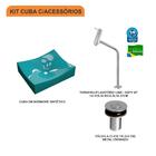 Kit Cuba Ml44 C/torneira Link 1062 Metal + Válvula Click 1''b