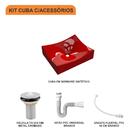 Kit Cuba Ml44 C/válvula 1'' (2,6cm) + Sifão Pvc + Flexível