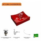 Kit Cuba Ml44 C/válvula Click 1 Pol. Sifão Pvc E Flexível Com