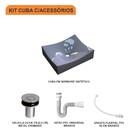 Kit Cuba Ml44 C/válvula Click 1''b (2,6cm) + Sifão Pvc + Flex