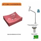 Kit Cuba Ml44 Com Torneira Link 1062 Metal E Válvula 1 Pol. C