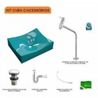 Kit Cuba Ml44 Com Torneira Link 1062 Metal E Válvula Click 1"