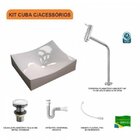 Kit Cuba Ml44 Com Torneira Link 1062 Metal E Válvula Click 1"
