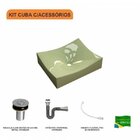 Kit Cuba Ml44 Com Válvula Click 1"b Pol. Com Sifão Cromado E