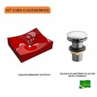 Kit Cuba Ml44 Com Válvula Click 1"g Pol. Compace Vermelho