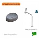 Kit Cuba Ov39 C/torneira Link 1062 Metal 1/4 Volta Compace Ci