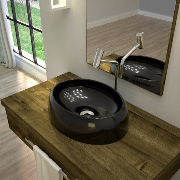 Kit Cuba Ov39 C/torneira Link 1062 Metal 1/4 Volta Compace Pr