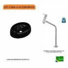 Kit Cuba Ov39 C/torneira Link 1062 Metal 1/4 Volta Compace Pr