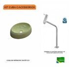Kit Cuba Ov39 C/torneira Link 1062 Metal 1/4 Volta Compace Ve