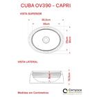 Kit Cuba Ov39 C/torneira Link 1062 Metal + Válvula 1'' (2,6cm