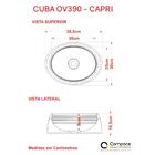 Kit Cuba Ov39 C/torneira Link 1062 Metal + Válvula Click 1''b
