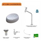 Kit Cuba Ov39 C/torneira Link 1062 Metal E Válvula 1 Polegada