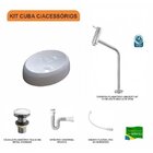 Kit Cuba Ov39 C/torneira Link 1062 Metal E Válvula Click 1 Po