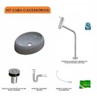 Kit Cuba Ov39 C/torneira Link 1062 Metal E Válvula Click 1 Po