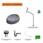 Kit Cuba Ov39 C/torneira Link 1062 Metal E Válvula Click 1 Po