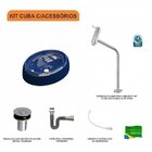 Kit Cuba Ov39 C/torneira Link 1062 Metal E Válvula Click 1 Po