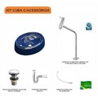Kit Cuba Ov39 C/torneira Link 1062 Metal E Válvula Click 1 Po