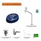 Kit Cuba Ov39 C/torneira Link 1062 Metal E Válvula Click 1 Po