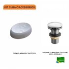 Kit Cuba Ov39 Com Válvula Click 1 Polegada G Compace Branca