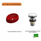 Kit Cuba Ov39 Com Válvula Click 1 Polegada G Compace Vermelho