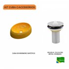 Kit Cuba Ov39 Com Válvula Metal 1 Polegada Compace Amarelo
