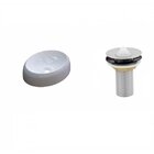 Kit Cuba Ov39 Com Válvula Metal 1 Polegada Compace Branca