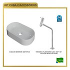 Kit Cuba Ov42 Laila Com Torneira Link 1062 Branca
